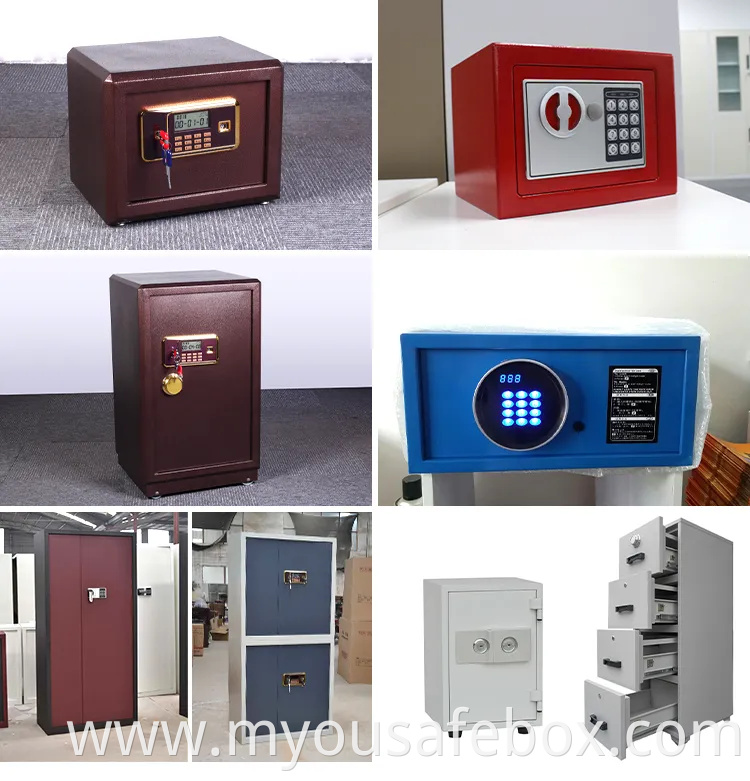 Factory Supply Large Capacity Heavy Fireproof Safe Anti-Theft Metal Safety Box